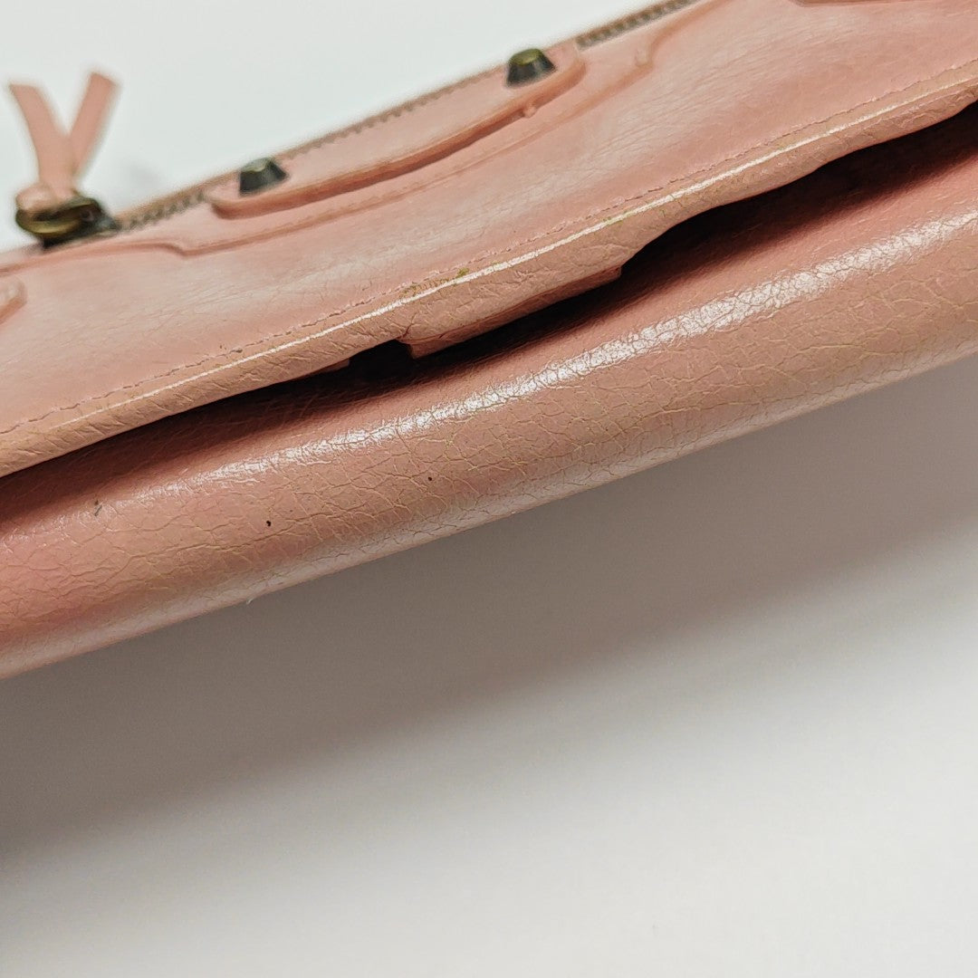 Classic City Lambskin Pink Wallet