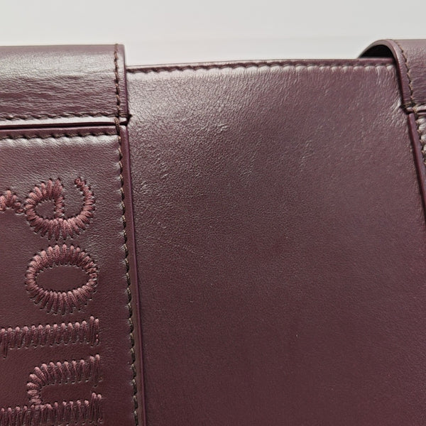 Woody Large Calfskin Red