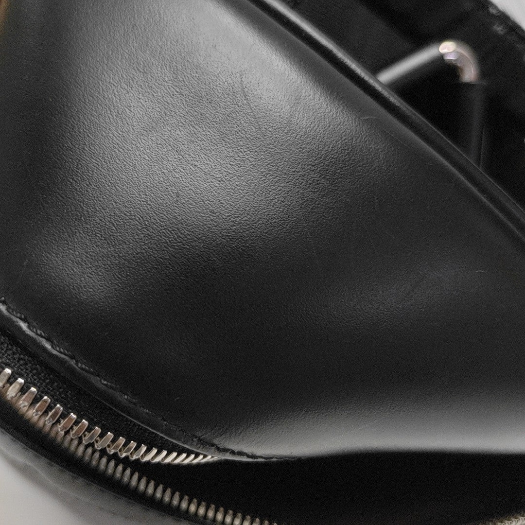 JOSH Monogram Coated Canvas Brown