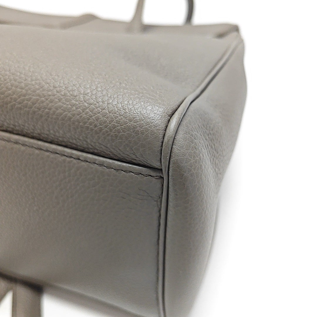 16 Medium Calfskin Gray