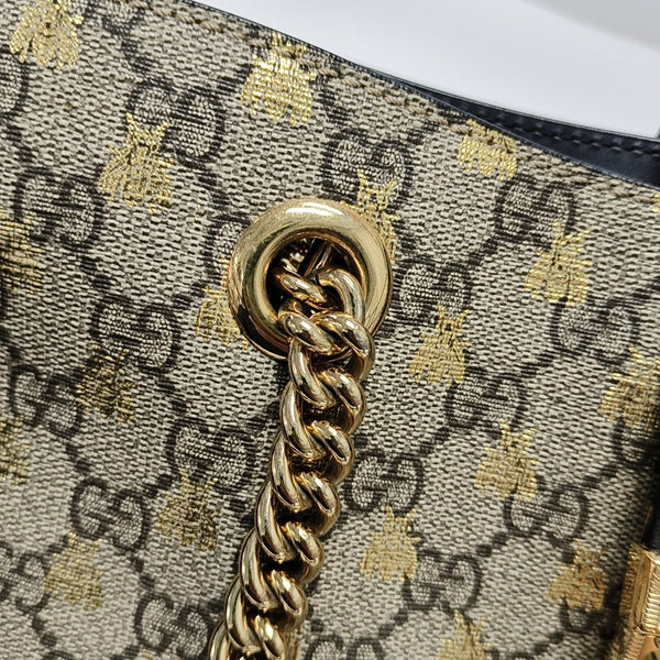 Padlock Medium Monogram Coated Canvas Brown