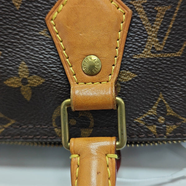 SPEEDY 25 Monogram Coated Canvas Brown