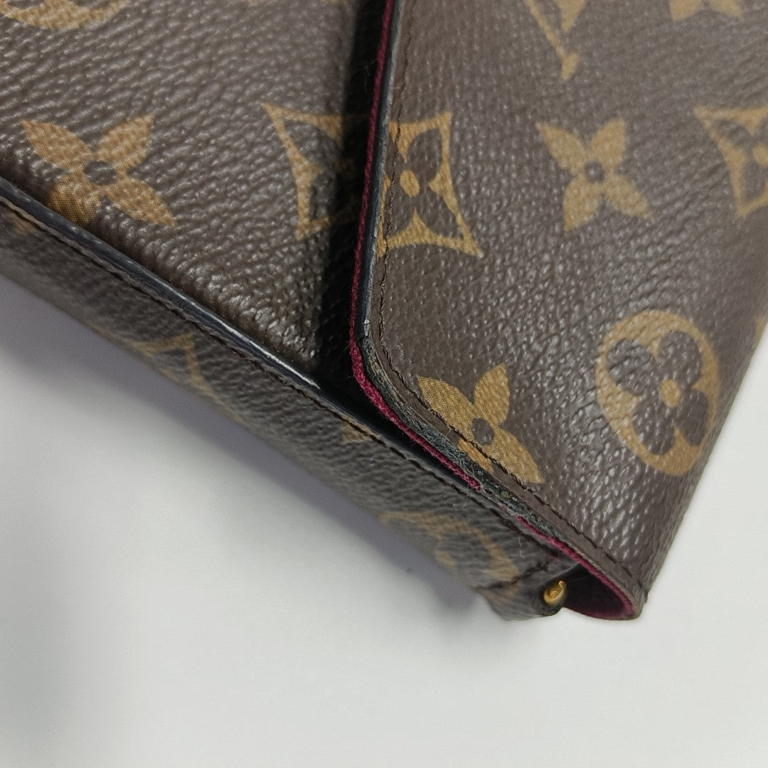 FÉLICIE Monogram Coated Canvas Brown