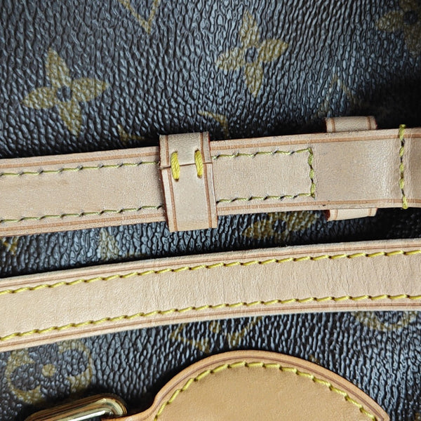 PALERMO PM Monogram Coated Canvas Brown