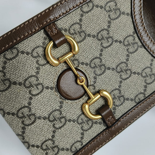 Horsebit 1955 Mini Coated Canvas Beige