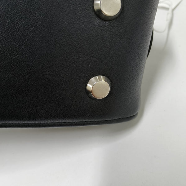 Triangle Small Calfskin Black