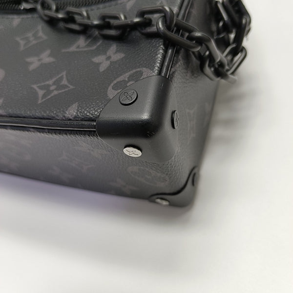 SOFT TRUNK Mini Monogram Coated Canvas Black