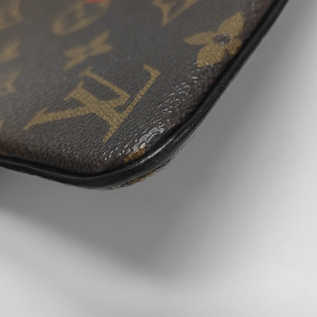 POCHETTE CHAINE MM Monogram Coated Canvas Brown