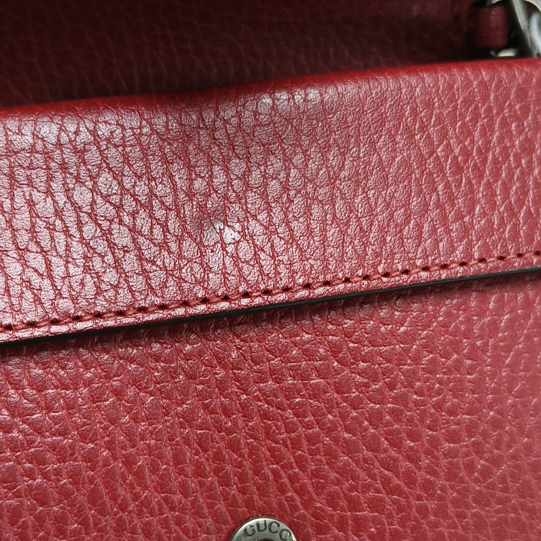 Dionysus Super Mini Calfskin Red