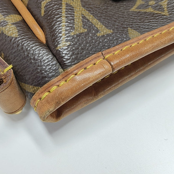 ESTRELA MM Monogram Coated Canvas Brown