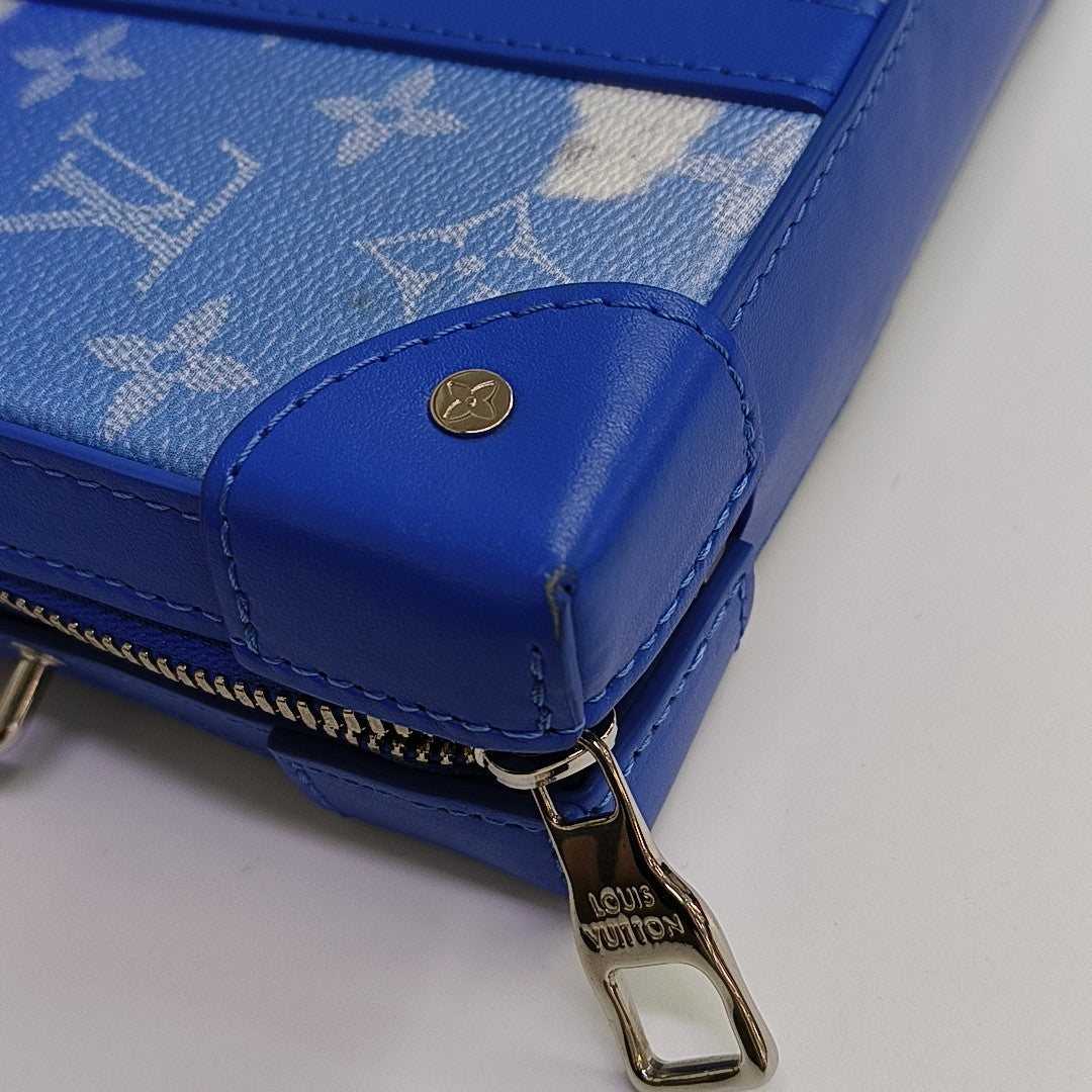 WALLET TRUNK Monogram Coated Canvas Blue