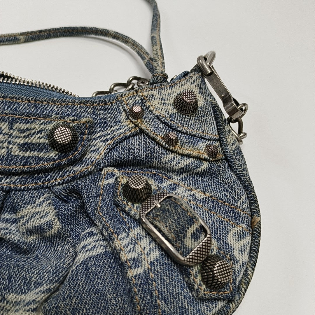 Le Cagole Mini Denim Blue