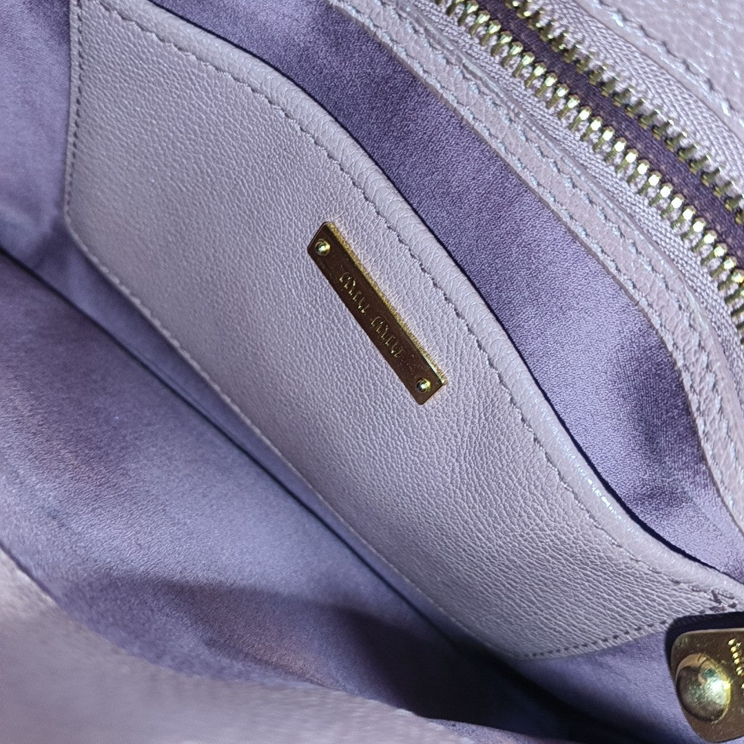 Calfskin Tote Bag Beige
