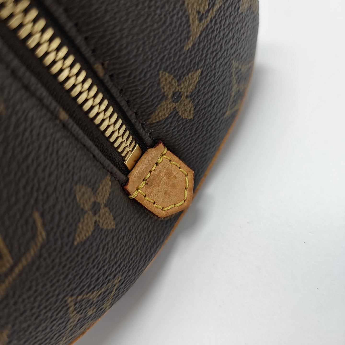 RIBERA Monogram Coated Canvas Brown
