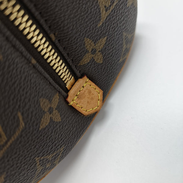 RIBERA Monogram Coated Canvas Brown