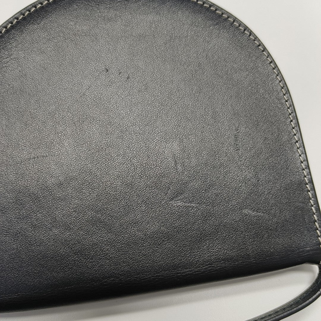 Heel Small Calfskin Black