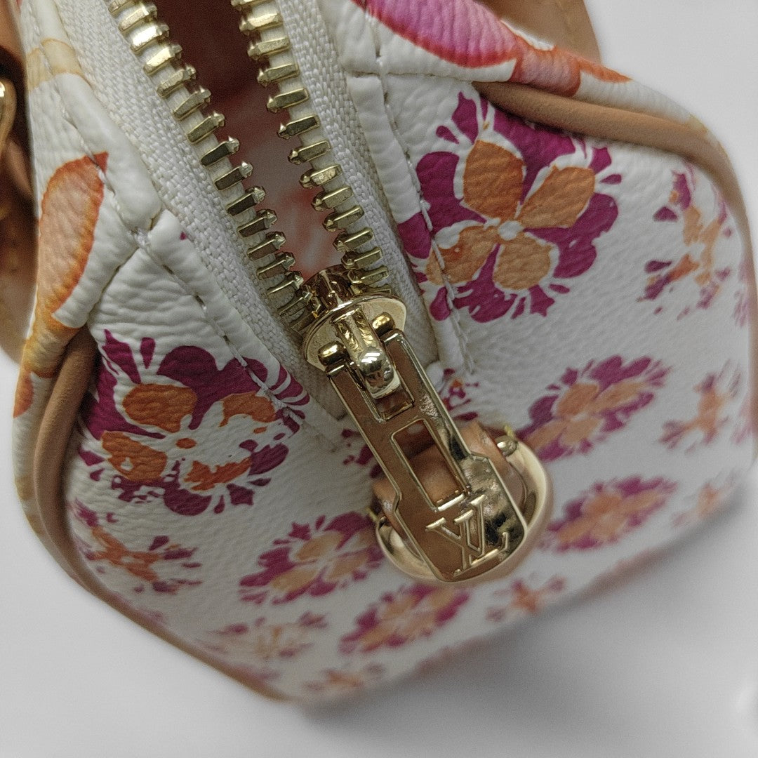 Authenticated pre-owned  SPEEDY Monogram Calfskin White - Shoulder Bag at Looply