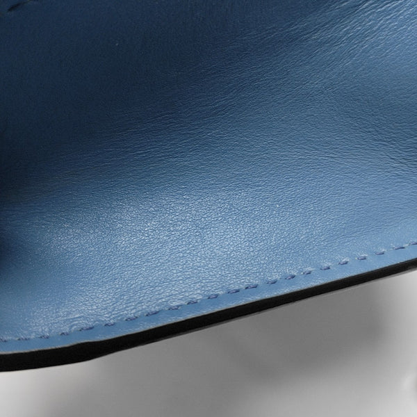 Calfskin Shoulder Bag Blue