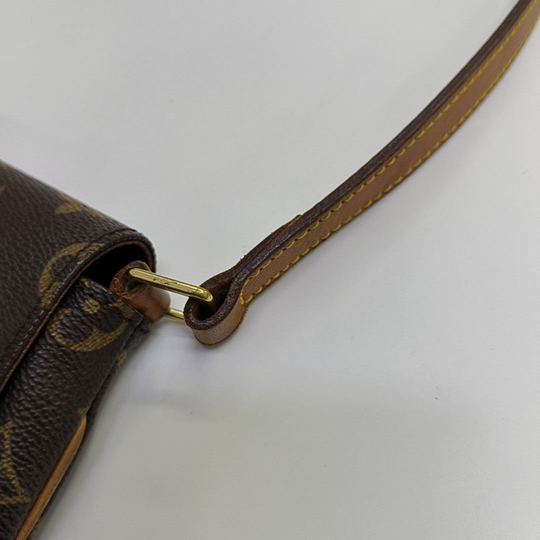 MUSETTE TANGO Monogram Coated Canvas Brown