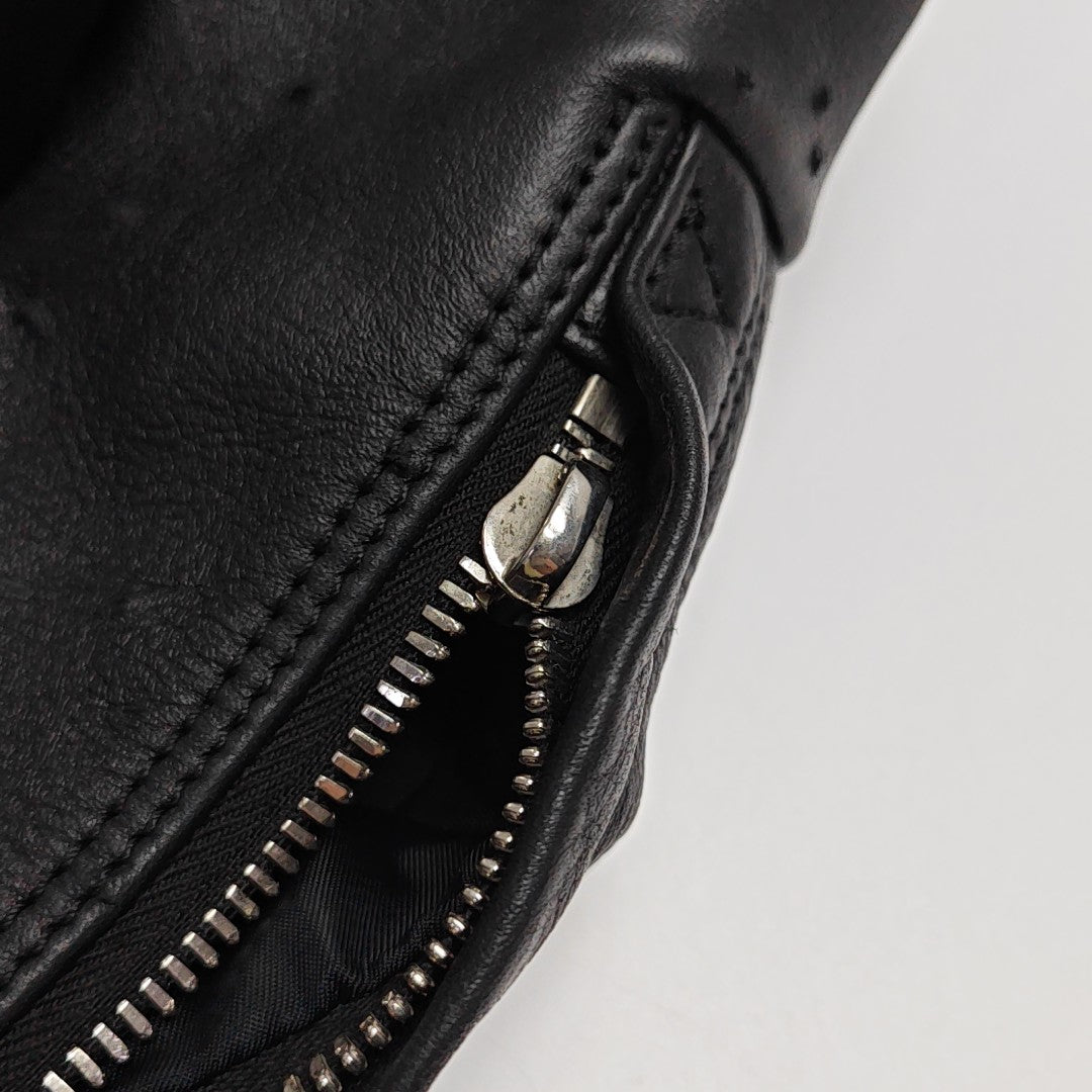 Calfskin Backpack Black