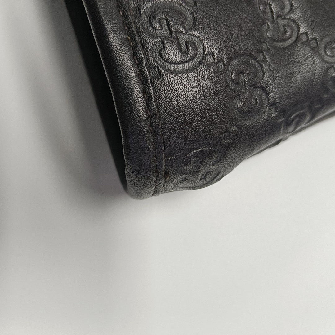 GG Imprime Monogram Calfskin Black