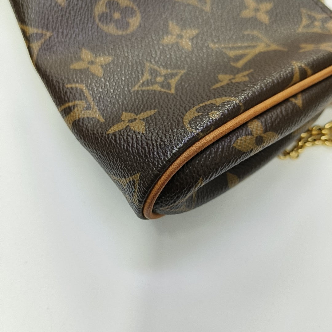 EVA Monogram Coated Canvas Brown
