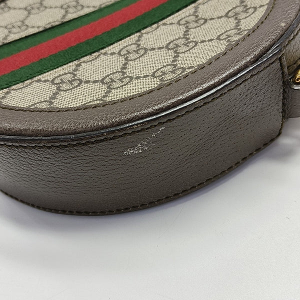 Ophidia Mini Monogram Lona Revestida Beige