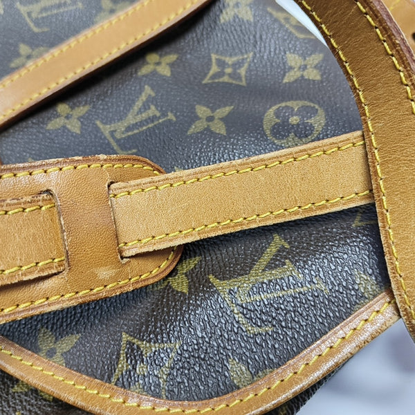 SAUMUR Monogram Coated Canvas Brown