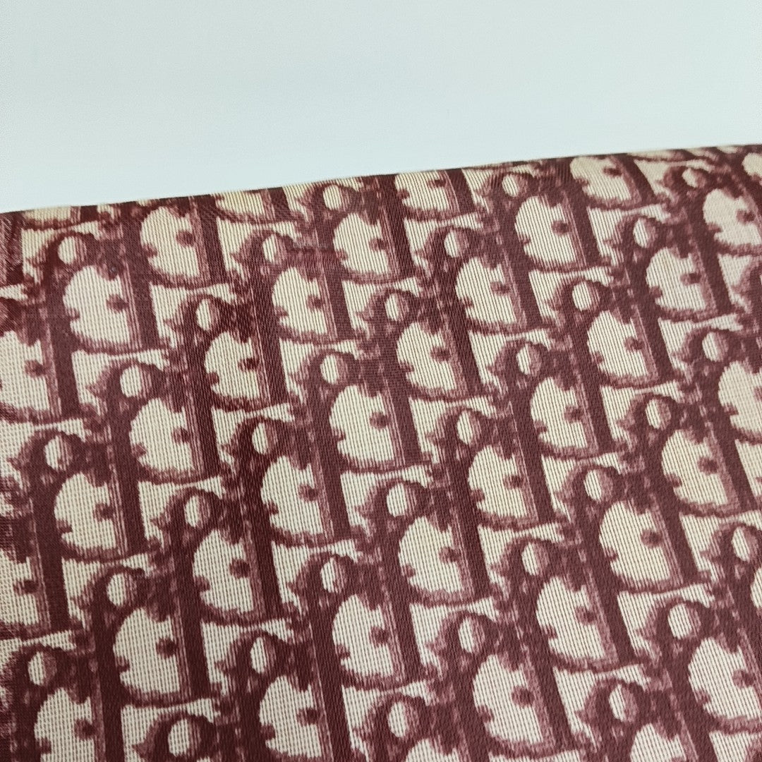 Oblique Coated Canvas Red