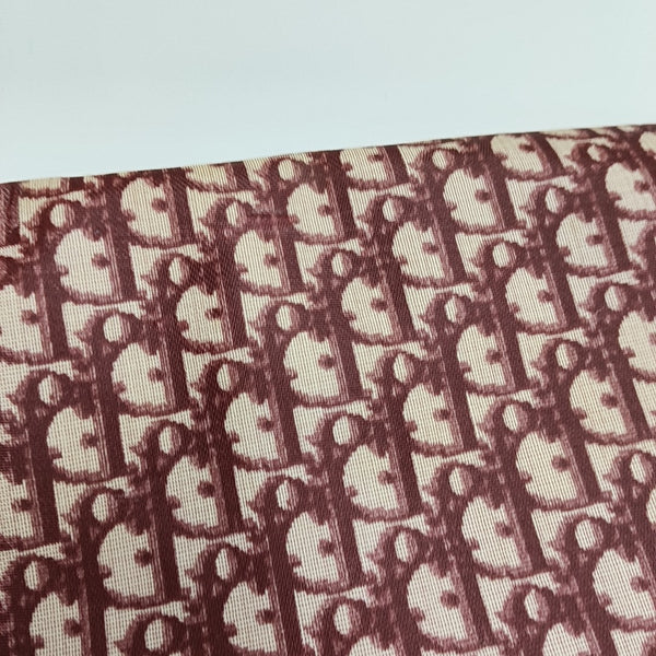 Oblique Coated Canvas Red