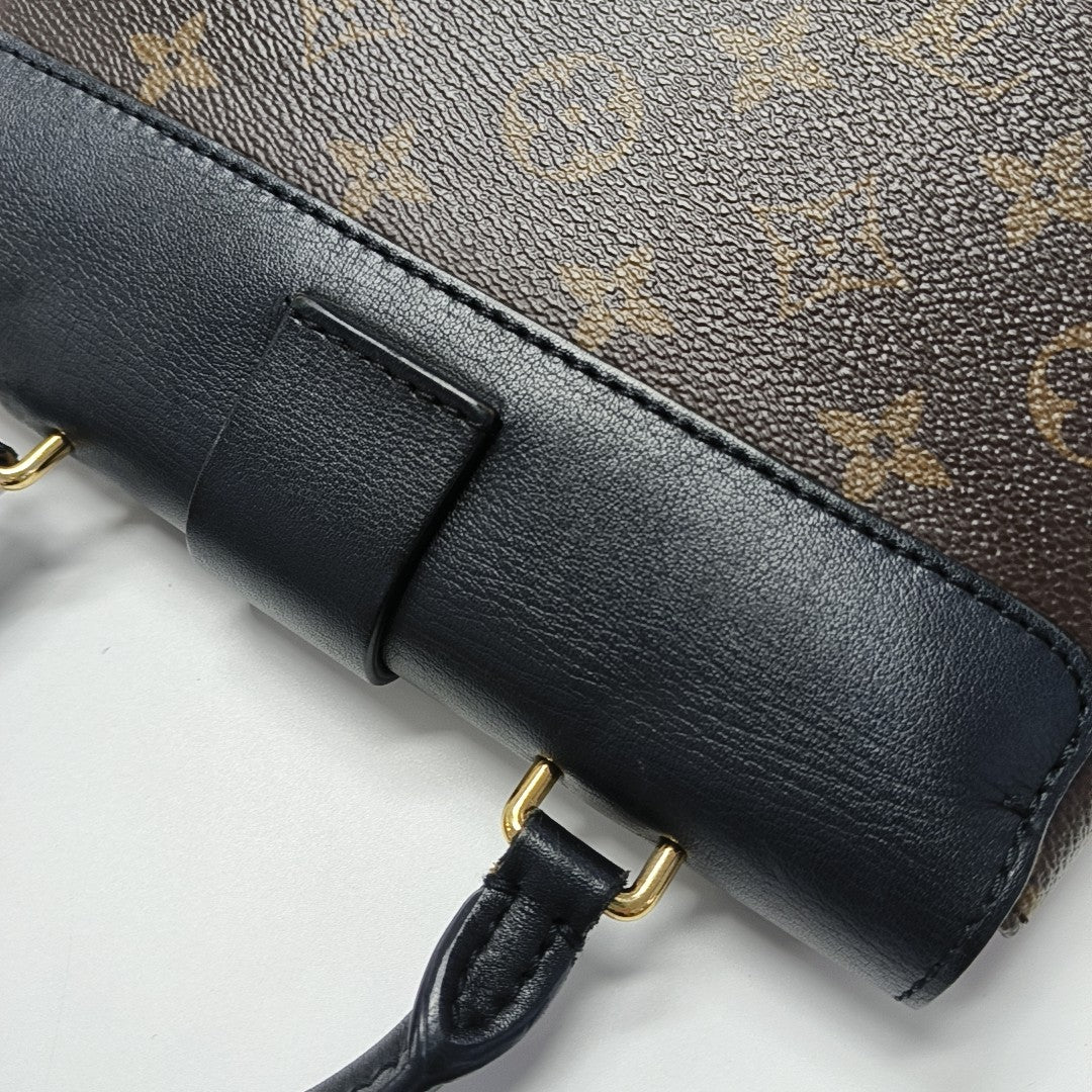 LOCKY BB Monogram Coated Canvas Brown