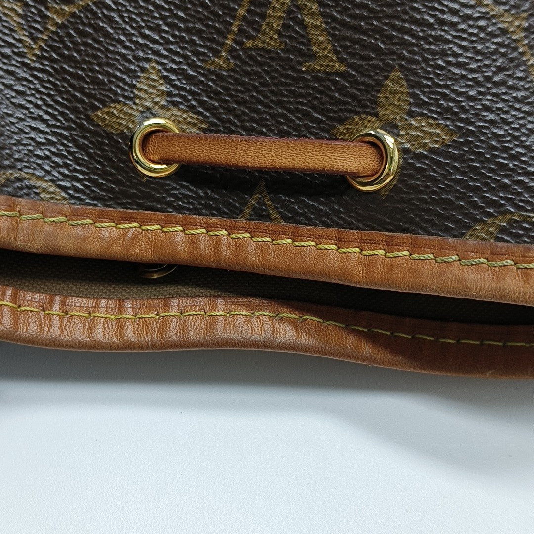 NÉONOÉ Nano Monogram Coated Canvas Brown