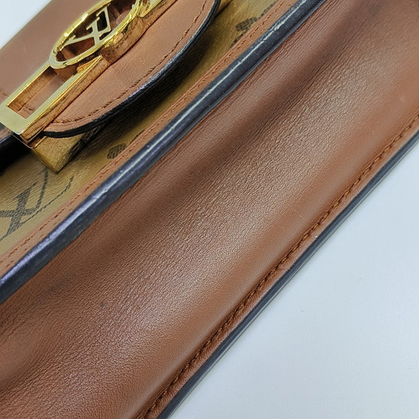 DAUPHINE WOC Monogram Coated Canvas Brown
