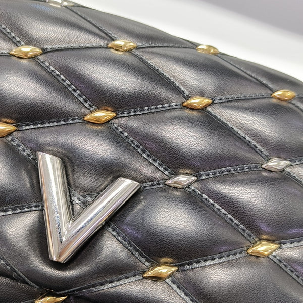 GO-14 Quilted Lambskin Black