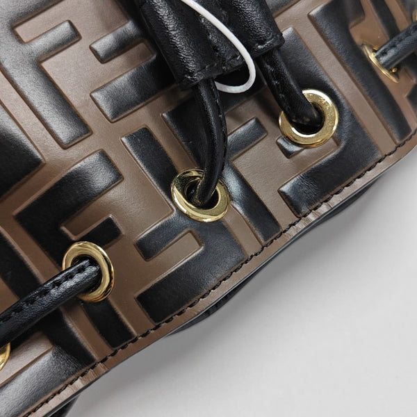 Mon Tresor Mini Monogram Calfskin Brown