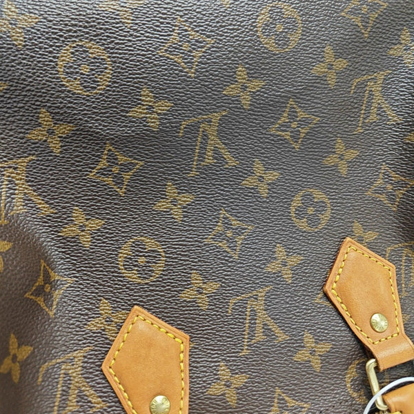 SPEEDY 25 Monogram Coated Canvas Brown