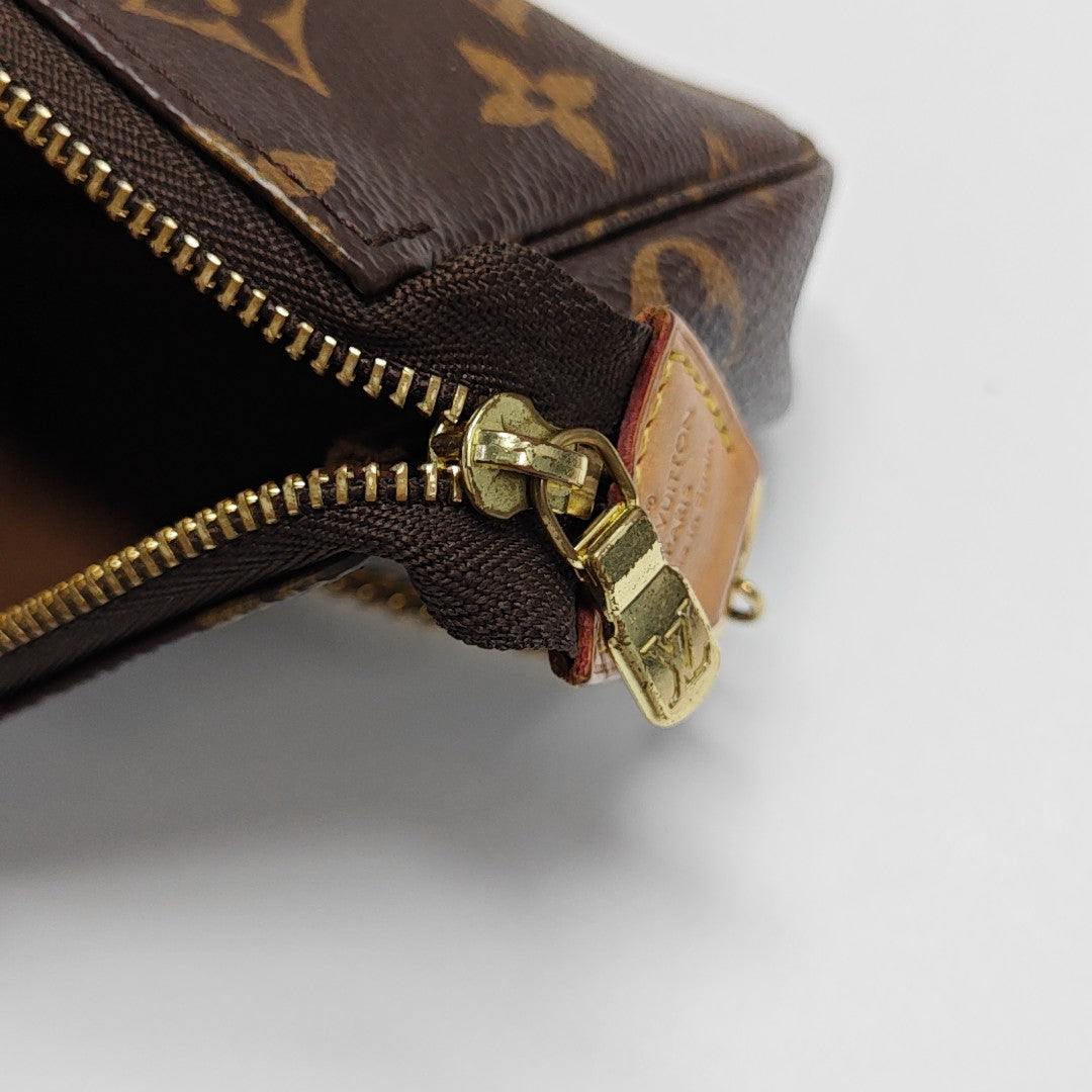 ACCESSOIRES Mini Monogram Coated Canvas Brown