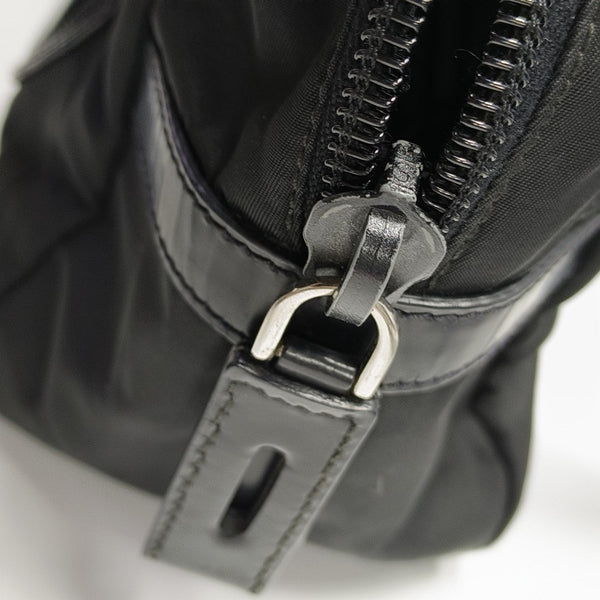 Nylon Shoulder Bag Black