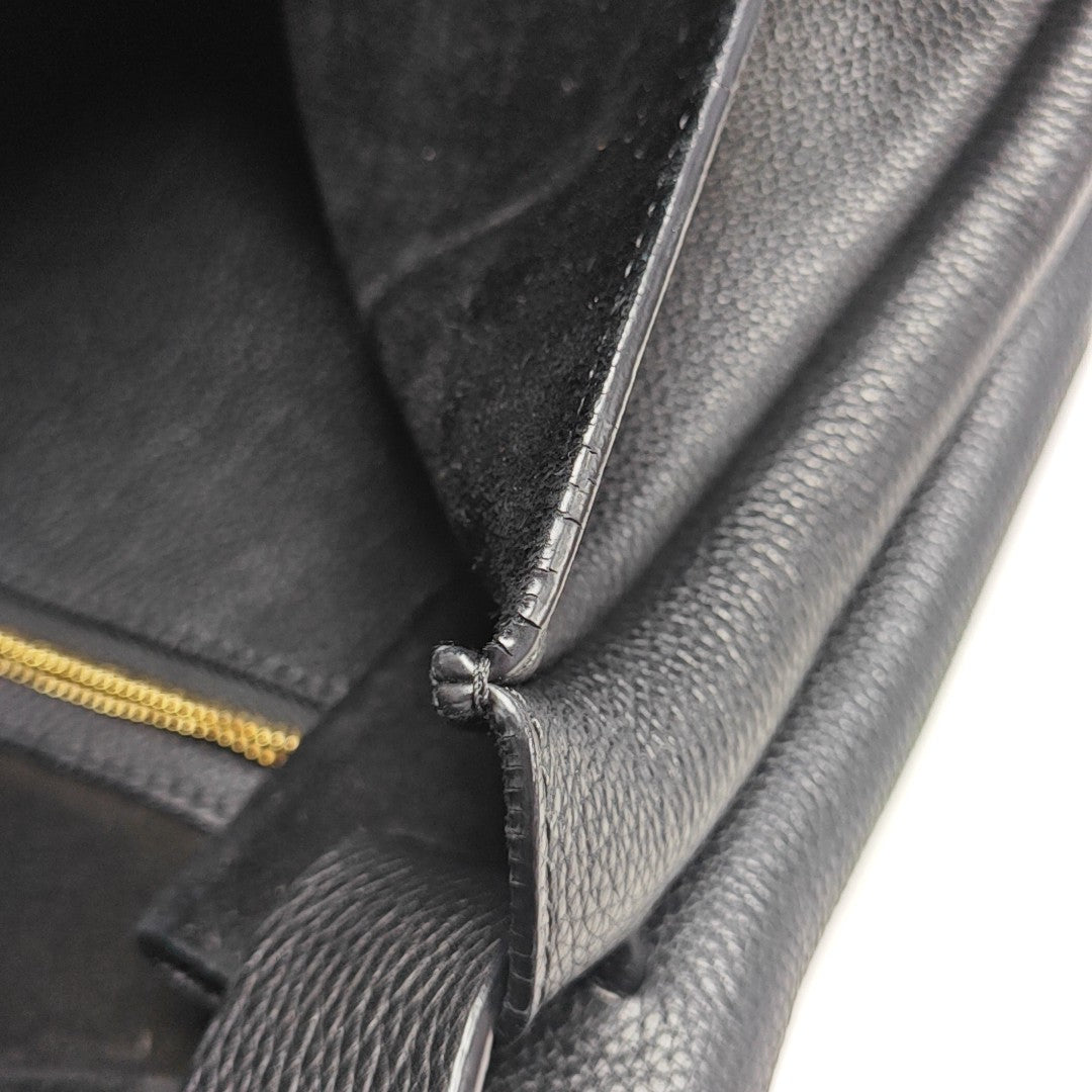 Calfskin Shoulder Bag Black