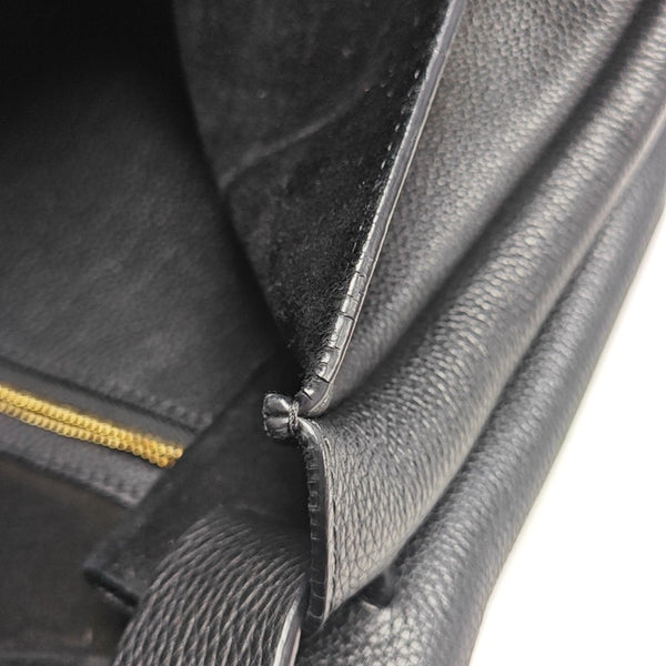 Calfskin Shoulder Bag Black