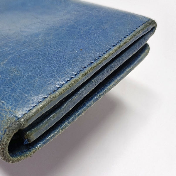 Authenticated pre-owned  Classic City Lambskin Blue Wallet - Wallet at Looply