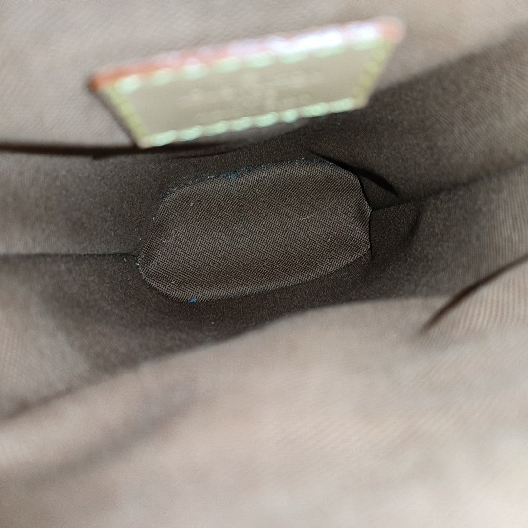 FOLD ME Monogram Coated Canvas Brown