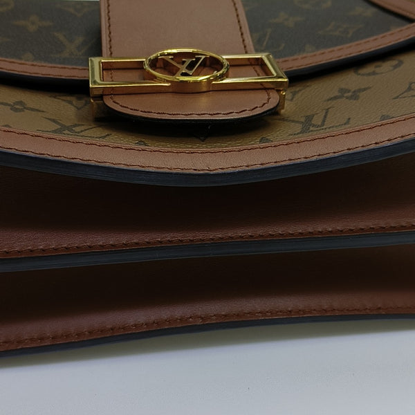 DAUPHINE MM Monogram Coated Canvas Brown