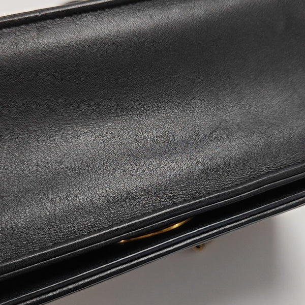 Diorama Small Cannage Calfskin Black