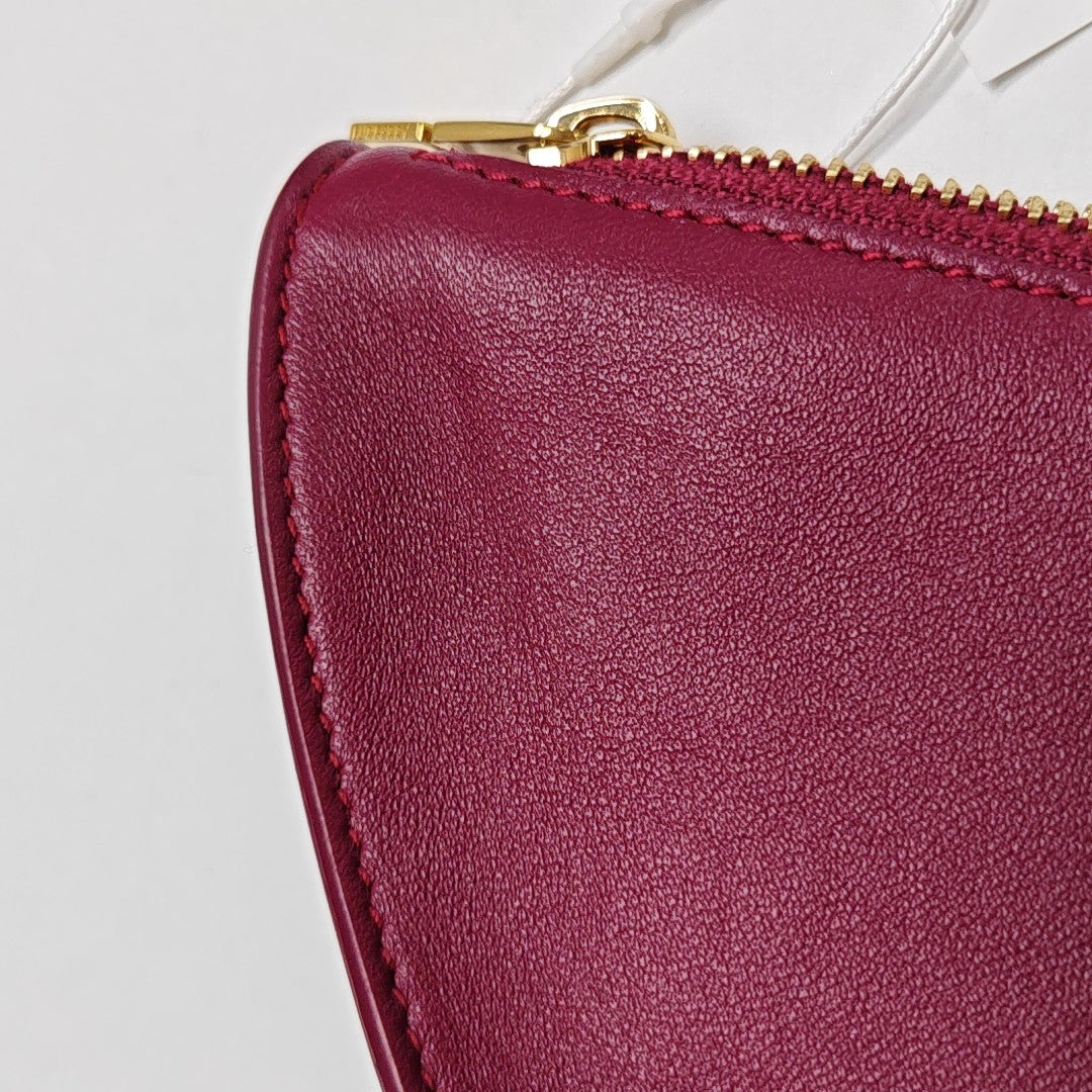 Calfskin Shoulder Bag Red