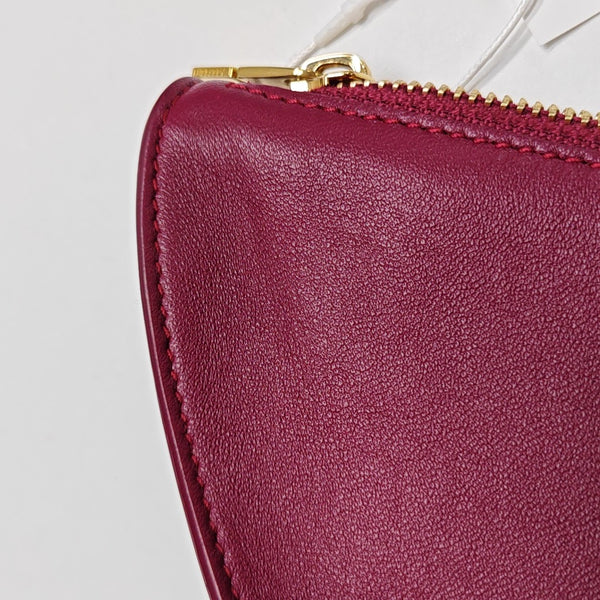 Calfskin Shoulder Bag Red