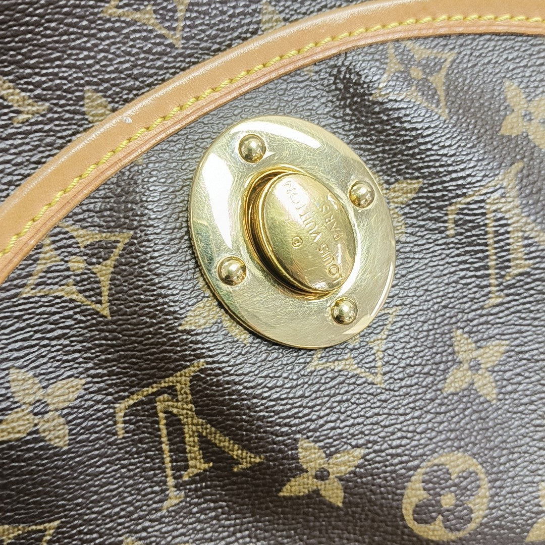 TULUM GM Monogram Coated Canvas Brown