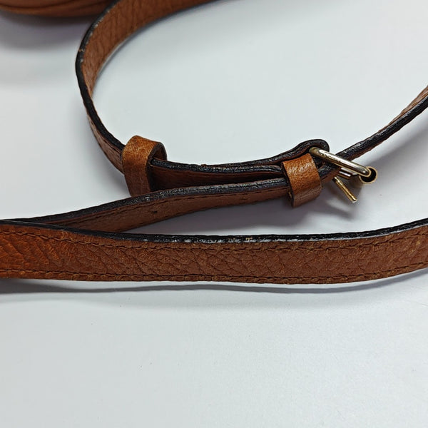Calfskin Shoulder Bag Brown