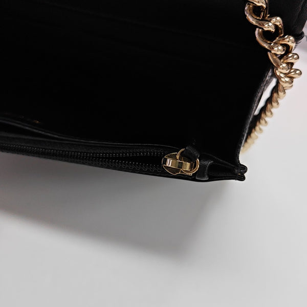 BOY CHANEL Mini Quilted Grained Calfskin Black