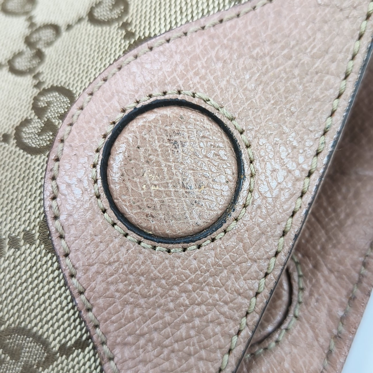 Jockey Monogram Canvas Beige